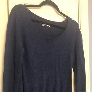 Max Studio blue mini sweater dress, never worn